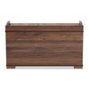 Baxton Studio Mariam ModernWalnut Brown Finished Wood Cat Litter Box Cover House 194-11764-ZORO